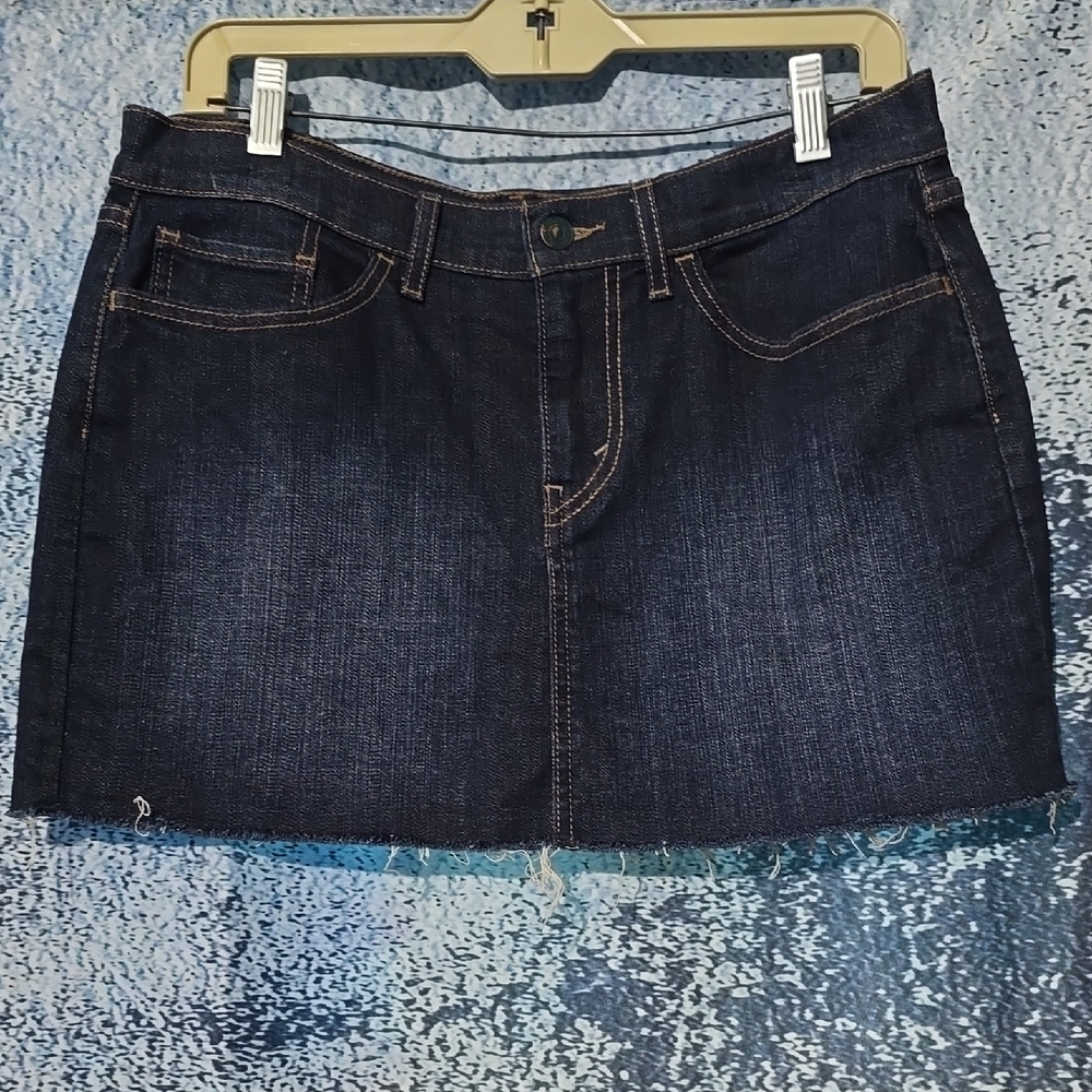 Levi's Blue Mini Skirt Casual Denim